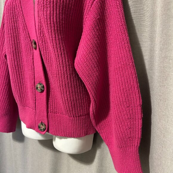 H&M Women's Cotton Blend Cardigan Sweater - Medium Large - Picture 2 of 9